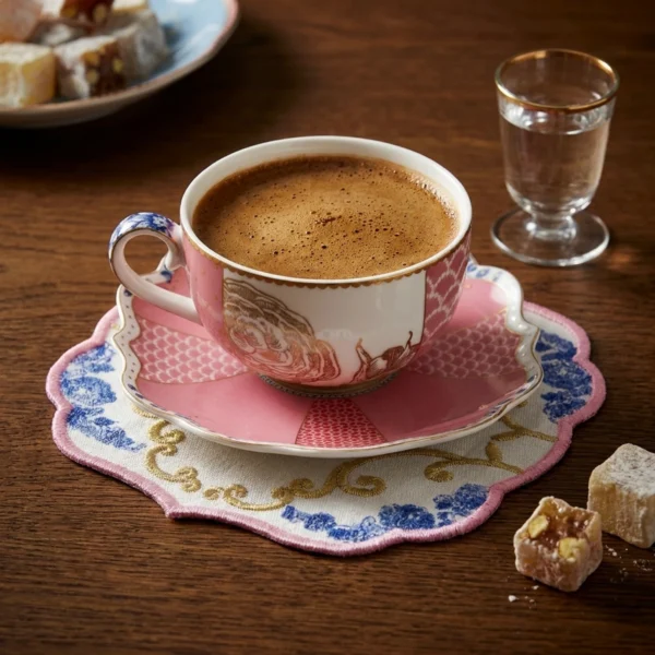 Royal Collection Serisi Uyumlu Sunum ve Kahve Peçetesi Pembe
