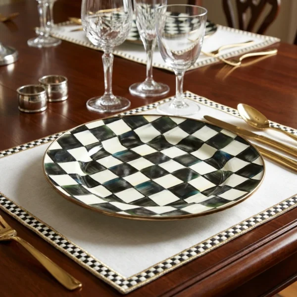 Courtly Check Uyumlu Amerikan Servis (2 Adet)